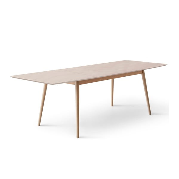 Prailginamas valgomojo stalas su papildomu stalviršiu su ąžuolo dekoro stalviršiu 90x165 cm Meza – Hammel Furniture-image-2