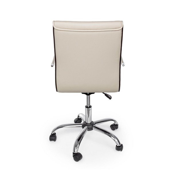 Taupe spalvos iš dirbtinės odos biuro kėdė Perth – Yes Everyday-image-4