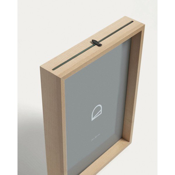 Natūralios spalvos pastatomas rėmas 22,5x31,5 cm Flavina – Kave Home-image-3