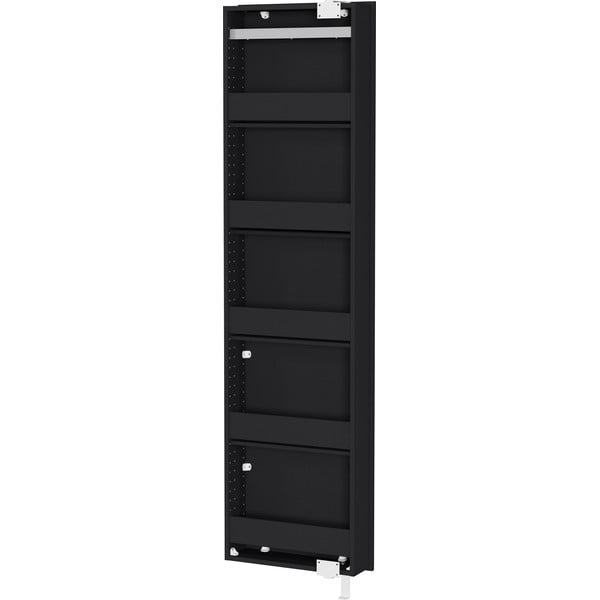 Antracito spalvos koridoriaus spintelė 50x195x18 cm Rotary – Germania-image-3