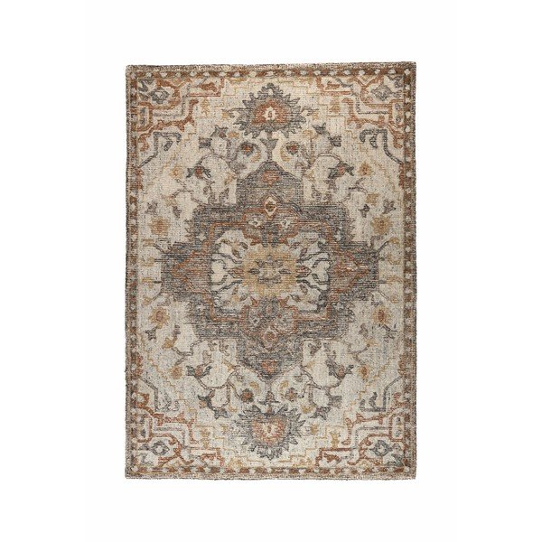 Smėlio spalvos iš vilnos mišinio kilimas 200x300 cm Amori – Dutchbone