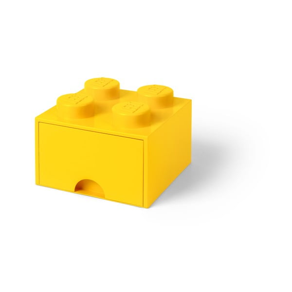 Geltonos spalvos daiktadėžė su stalčiumi LEGO®-image-1