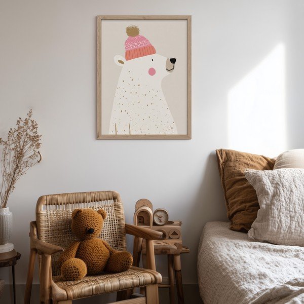 Vaikiškas paveikslas 30x40 cm White Bear – Styler-image-2