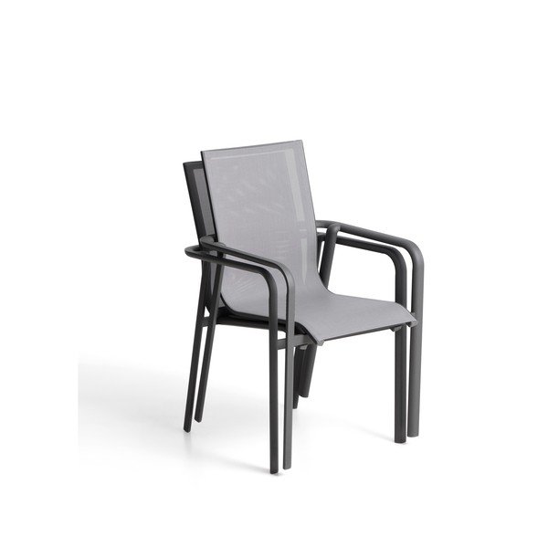 Pilkos spalvos sodo kėdė Canea – Kave Home-image-1