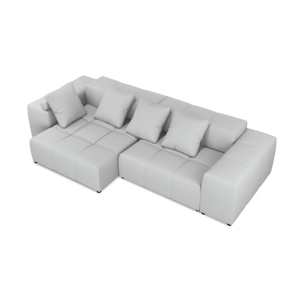 Pilka kampinė sofa (kintama) Rome - Cosmopolitan Design-image-3