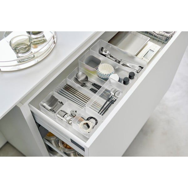 Iš plastiko stalčių organizatoriai 2 vnt. Tower – YAMAZAKI-image-3