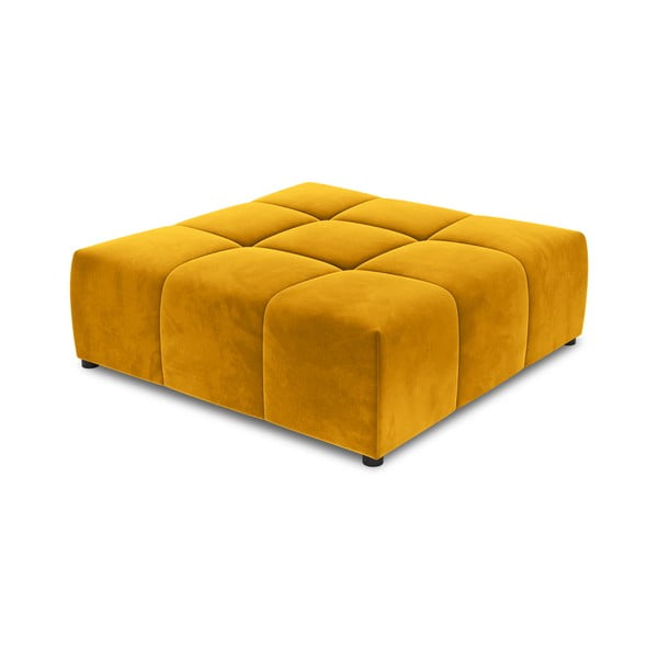 Geltonos aksominės sofos modulis Rome Velvet - Cosmopolitan Design