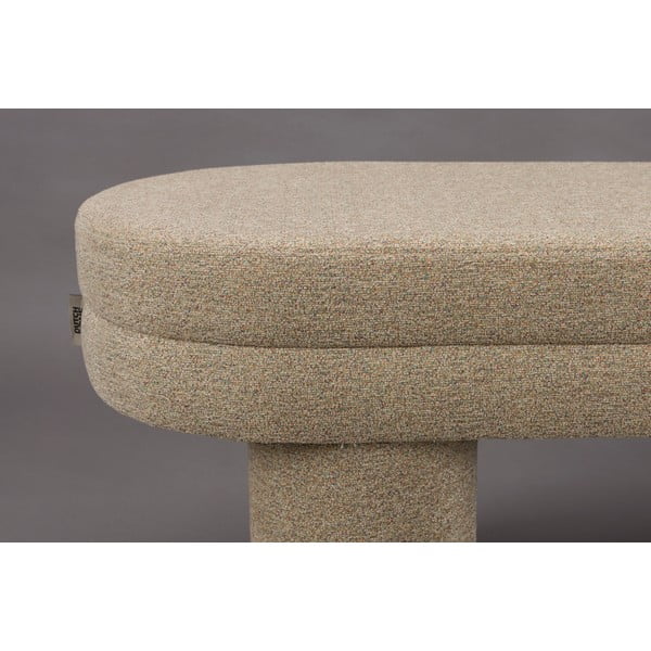 Smėlio spalvos iš boucle suolas Fern – Dutchbone-image-4