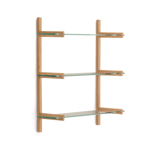 Iš stiklo lentyna modulinei lentynų sistemai 3 vnt. 90x1 cm Sitra – Kave Home-image-2