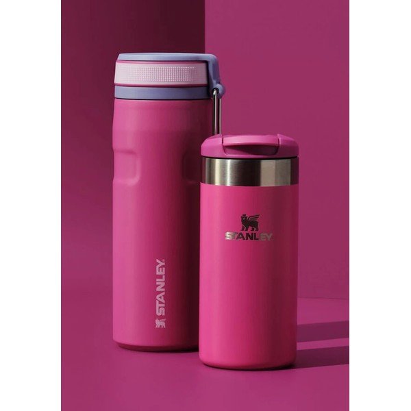 Rožinės spalvos iš nerūdijančio plieno termo puodelis 350 ml AeroLight™ Transit Mug Violet Blossom – Stanley-image-1