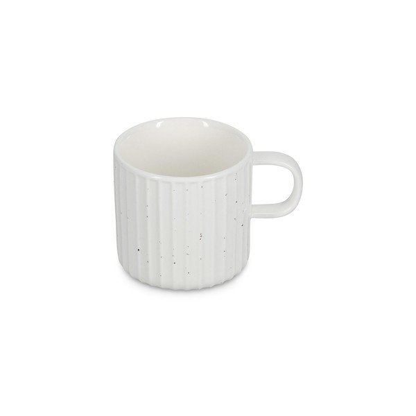 Baltos spalvos iš Kinijos kaulinio porceliano puodelis 205 ml Ora Gloss – Salt&Pepper-image-4