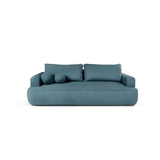 Iš boucle sulankstoma sofa mėlynos spalvos 247 cm Quinoa – Bonami Selection