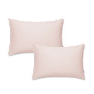 2 rožinių medvilnės satino pagalvių užvalkalų rinkinys Bianca Standard, 50 x 75 cm