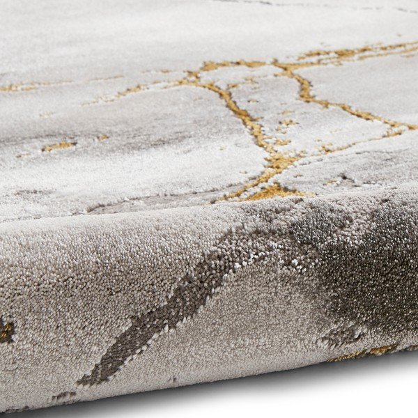 Pilkos/auksinės spalvos kilimas 220x160 cm Craft - Think Rugs-image-2