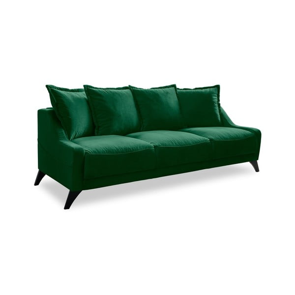 Žalia aksominė sofa Miuform Royal Rose