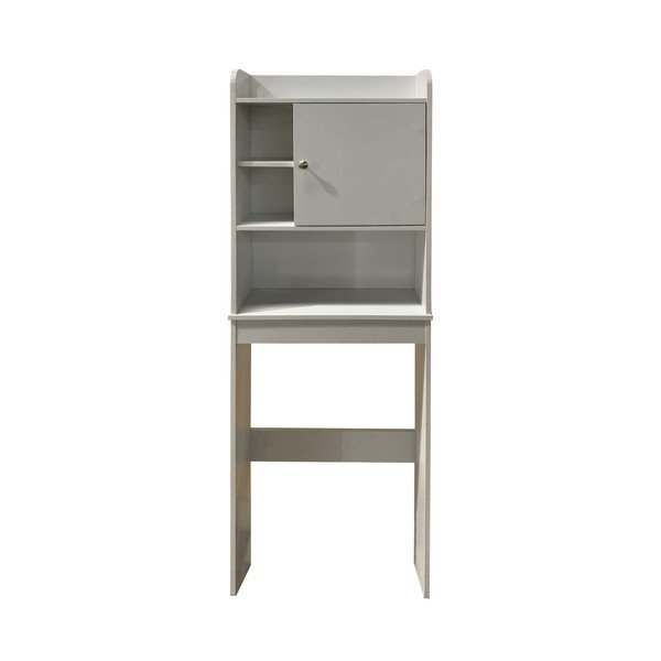 Baltos spalvos aukšta spintelė virš skalbimo mašinos 58x173 cm Laundry – Tomasucci