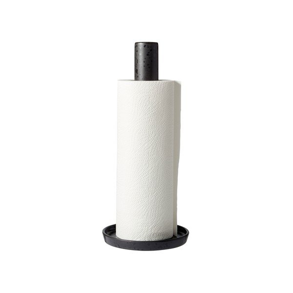 Juodos spalvos iš molio popierinio rankšluosčio stovas ø 13 cm Gastro  – Bitz-image-3