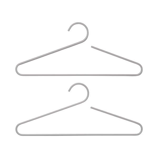 2 šviesiai pilkų plieninių pakabų rinkinys Blomus-image-1