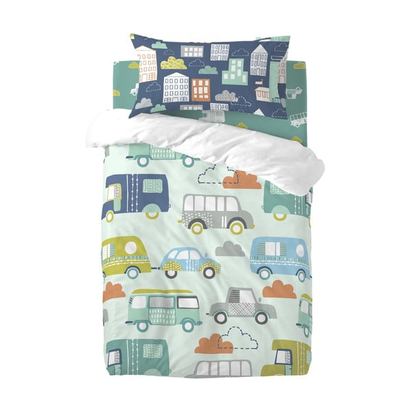 Vaikiška medvilninė paklodė Moshi Moshi Holidays, 70 x 140 cm-image-2