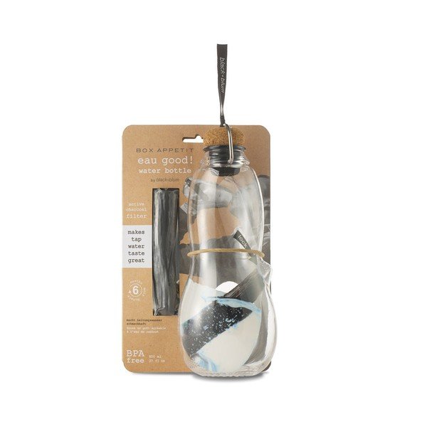 Juodas filtravimo buteliukas su binchotanu Black + Blum Pure, 800 ml-image-1