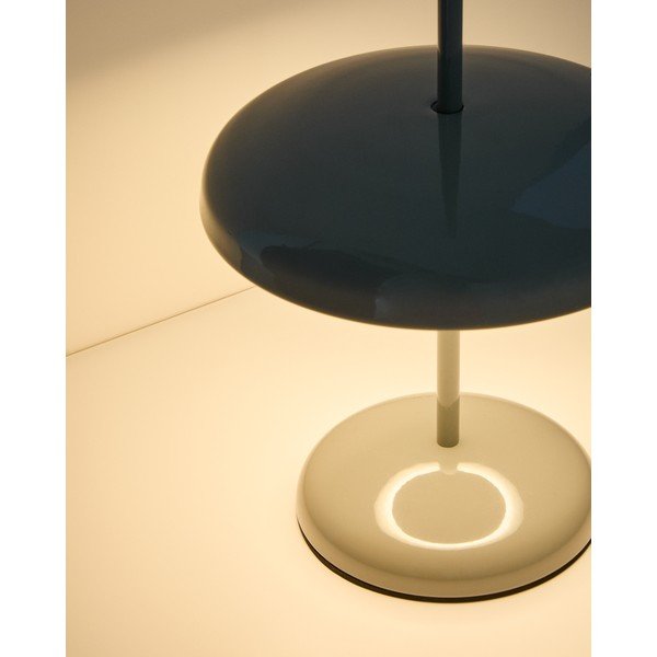 Šviesiai žalios spalvos stalinis šviestuvas LED su pritemdymo funkcija (aukštis 35 cm) su metaliniu gaubtu Porte – Kave Home-image-2
