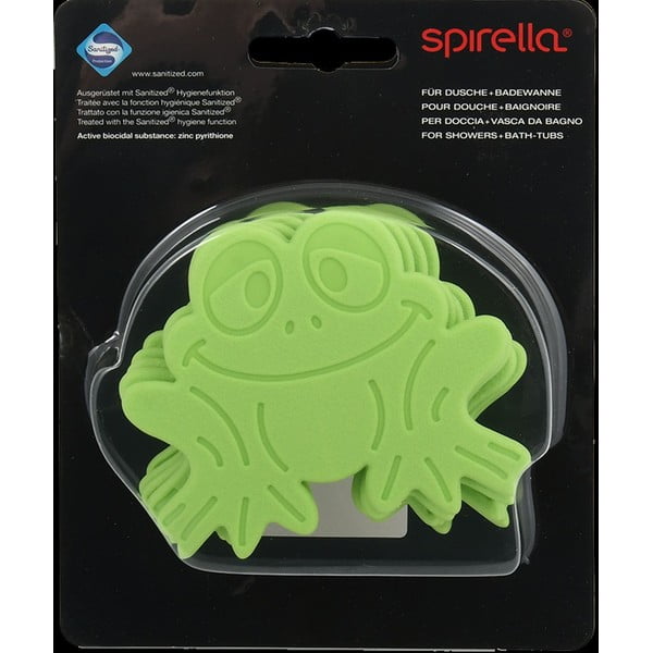 Vaikiški neslystantys kilimėliai 6 vnt. vonioms 9x8 cm Grenouilles – Spirella-image-1