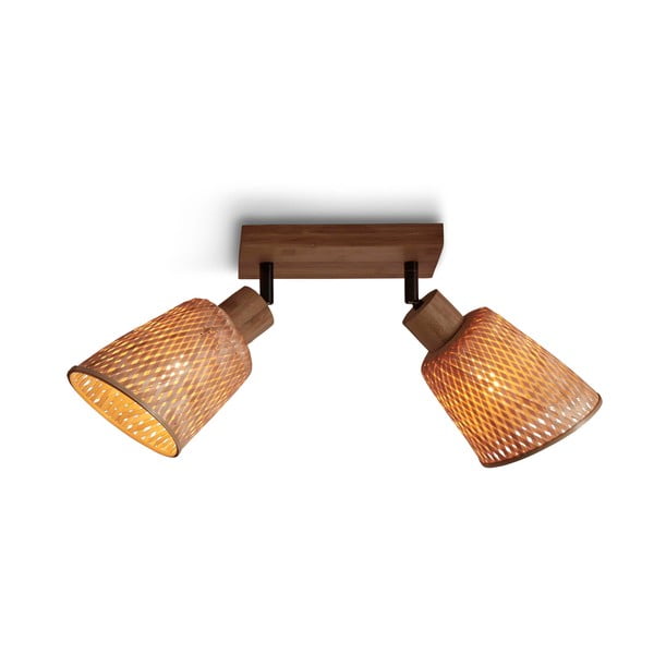 Lubinis šviestuvas natūralios spalvos ø 15 cm su bambukiniu gaubtu Java – Good&Mojo