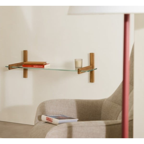 Iš stiklo lentyna modulinei lentynų sistemai 110x1 cm Sitra – Kave Home-image-1