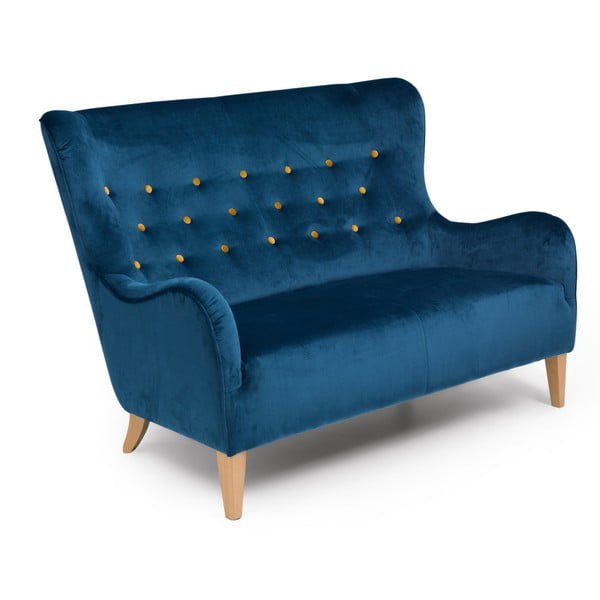 Mėlyna sofa "Max Winzer Medina", 148 cm
