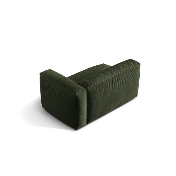 Žalios spalvos iš velveto modulinė sofos dalis (su dešiniuoju kampu) Martina – Micadoni -image-3