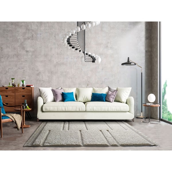 Smėlio spalvos kilimas Universal Kai Stripe, 57 x 115 cm-image-1