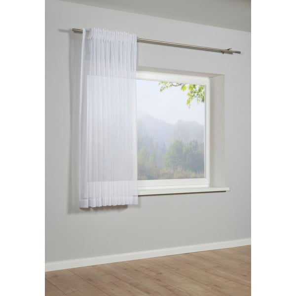 Balta užuolaida 175x600 cm Voile Uni - Gardinia-image-1