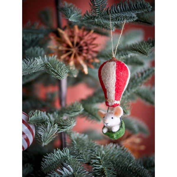 Iš vilnos eglutės papuošimas ø 7 cm Peo – Bloomingville-image-1