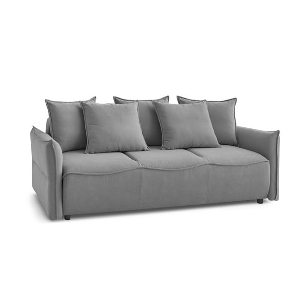 Sulankstoma sofa šviesiai pilkos spalvos 226 cm Leon – Bobochic Paris-image-3