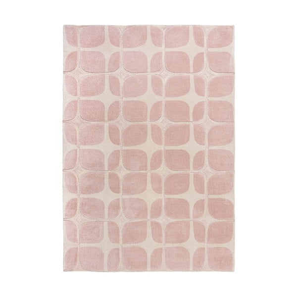 Rožinis kilimas Flair Rugs Mesh, 160 x 230 cm