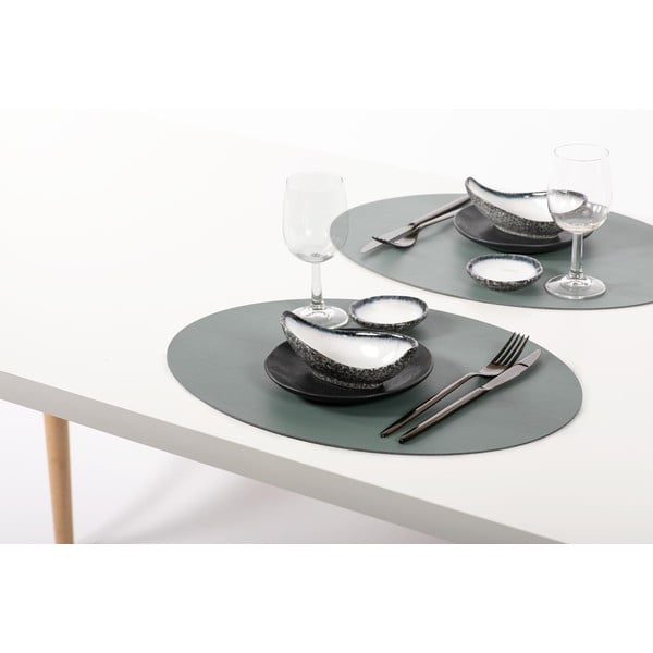 Mėlynas perdirbtos odos kilimėlis ZicZac Titan, 33 x 45 cm-image-1