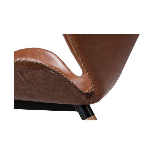 Rudas odinis fotelis ​​​​​DAN-FORM Denmark Butterfly-image-1