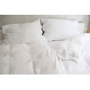 Iš muslino dvigulė patalynė baltos spalvos 200x200 cm Plain Muslin – Butter Kings