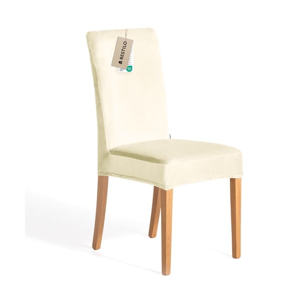 Kreminės spalvos įtempiamas kėdei baldų apmušalas 48 cm Sento – Restilo-image-2