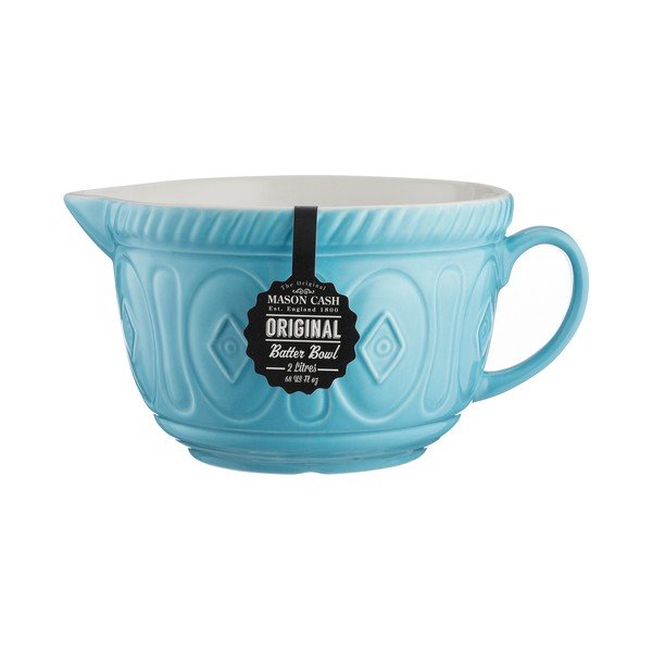 Turkio mėlynos spalvos keramikos dubuo su piltuvėliu "Mason Cash Batter", 2 l-image-1