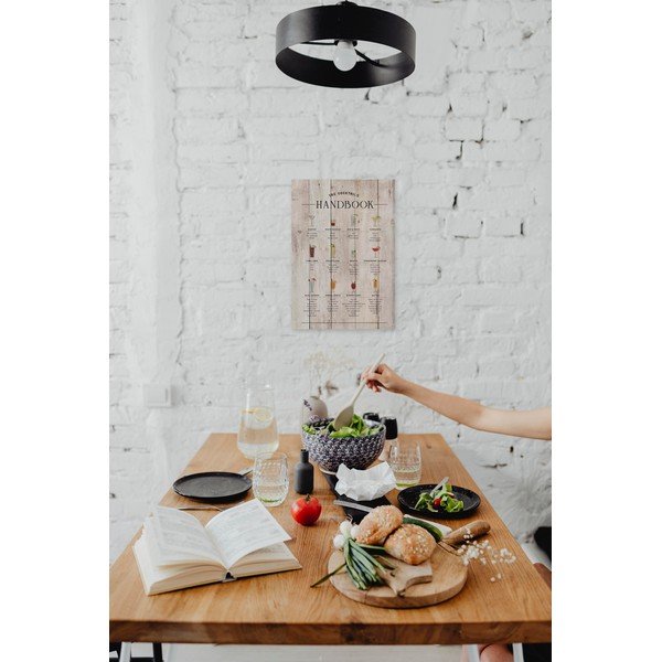 Iš medžio ženklas 40x60 cm Cocktails Handbook – Really Nice Things-image-1