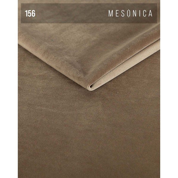 Krėslas rudos spalvos iš velveto Moilo – MESONICA-image-4