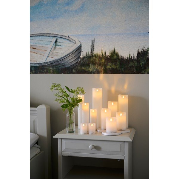 LED žvakės 3 vnt. (aukštis 15 cm) Sara – Sirius-image-2