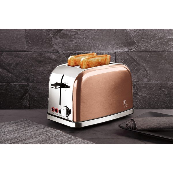 Smėlio spalvos skrudintuvas Rosegold Metallic Line - BerlingerHaus-image-2