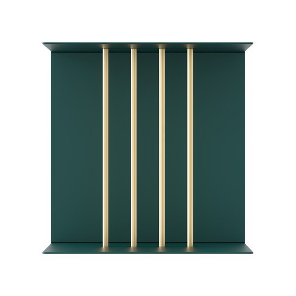 Iš metalo sieninė lentyna tamsiai žalios spalvos Teaser – UMAGE-image-3