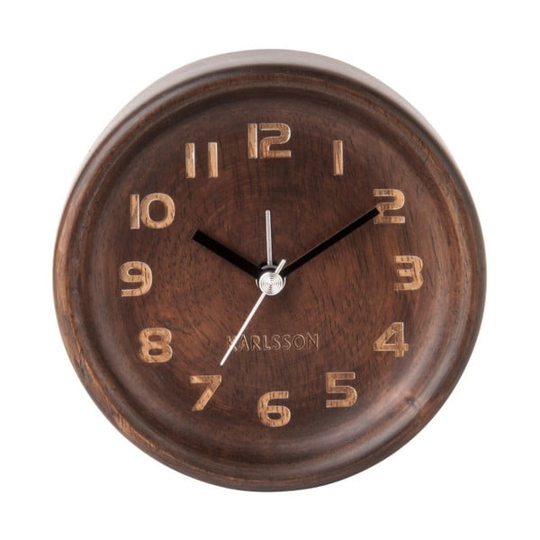 Karlsono tamsaus ąžuolo laikrodis, ø 11 cm