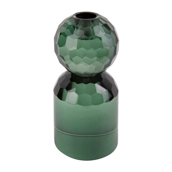 Žalia stiklinė žvakidė Crystal Art - PT LIVING-image-2