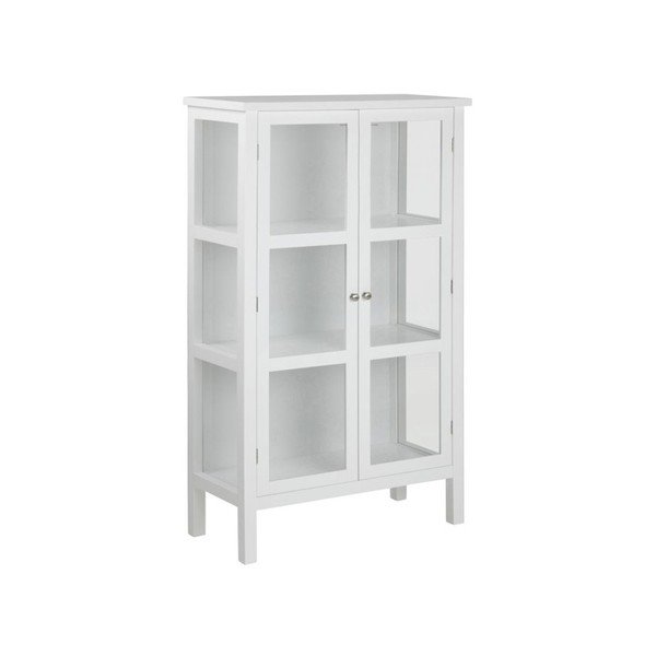 Balta dviejų durų vitrina Actona Eton, aukštis 136,5 cm-image-2