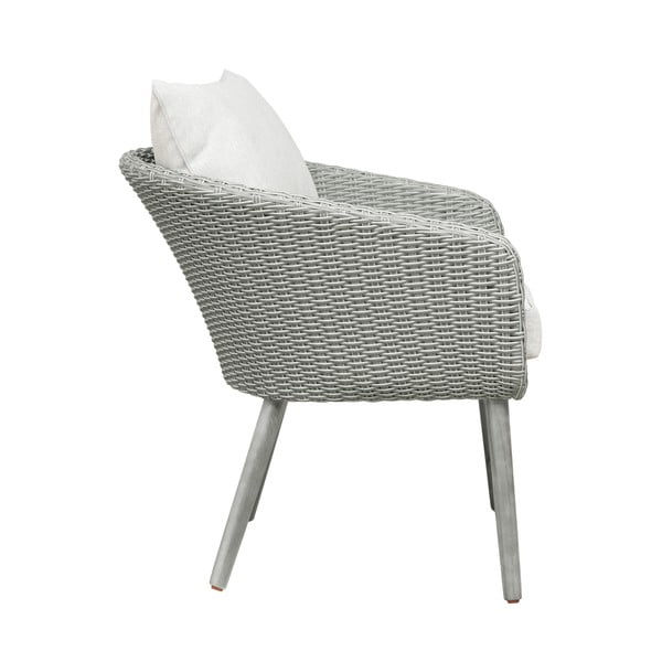 Šviesiai pilkos spalvos sodo poilsio baldų komplektas Bistro – Unique Furniture-image-4