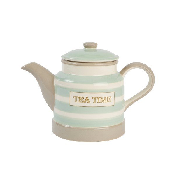 "T&G Woodware Mint Stripe" arbatinukas, 1 l